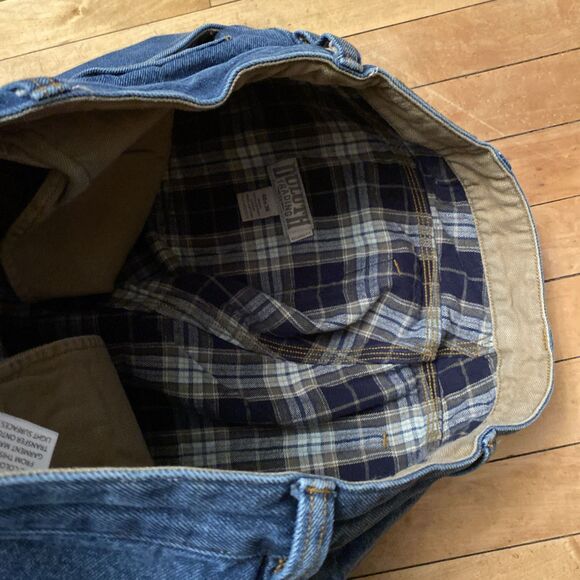 Duluth Trading Company Jeans Men’s Size 40x30 Medium Wash Relaxed Fit Flannel - Picture 11 of 15